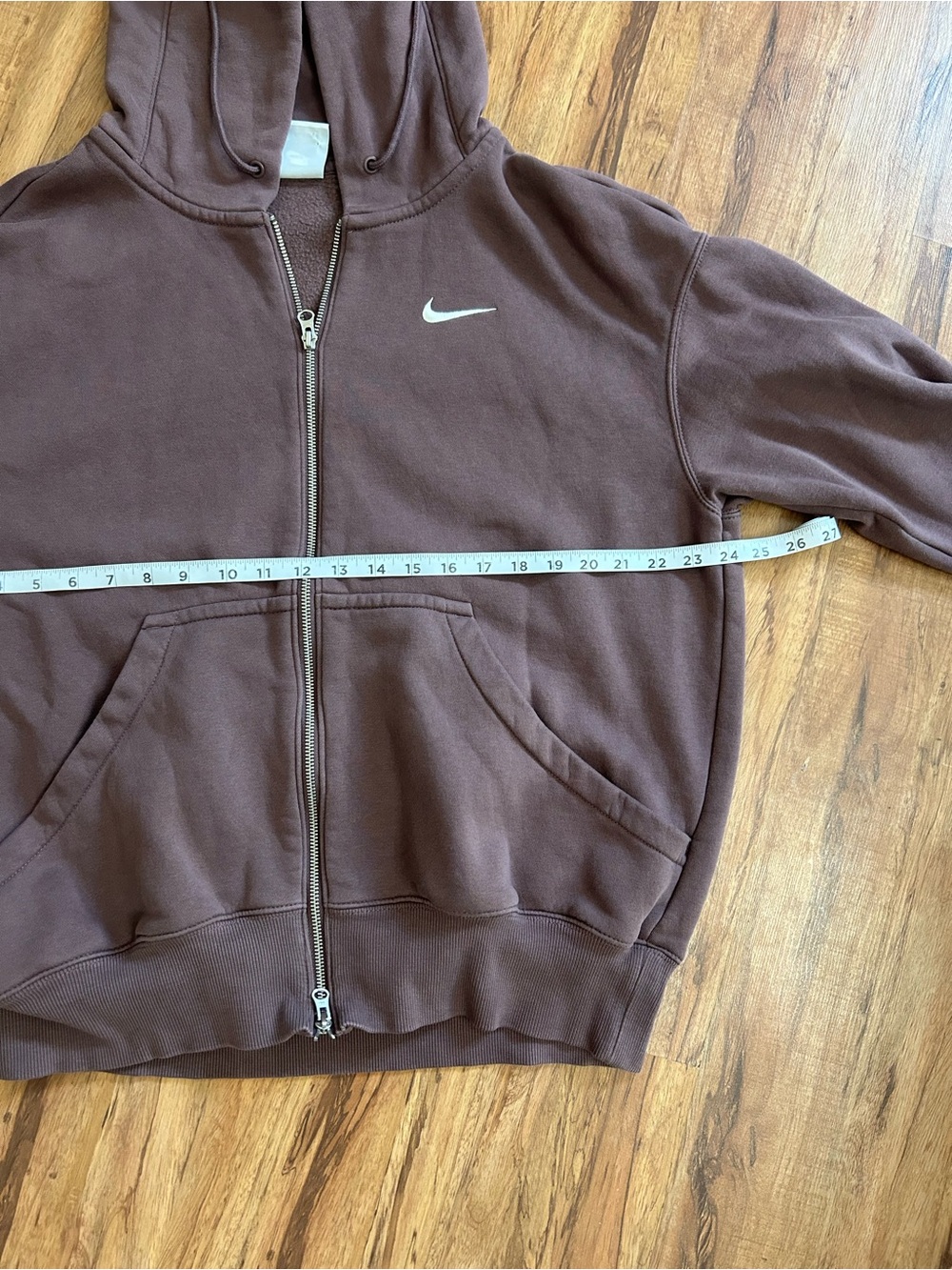 Nike Phoenix Fleece Oversized Zip Up Hoodie Sweatshirt Womens S - Picture 8 of 9
